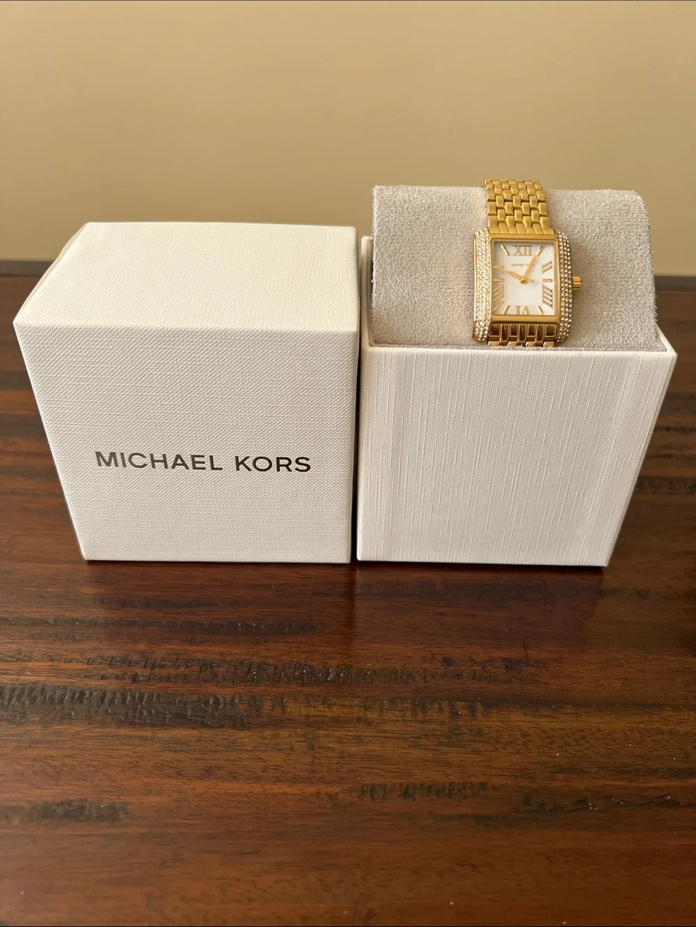 MICHAEL Michael Kors Emery Pave Gold Tone Watch